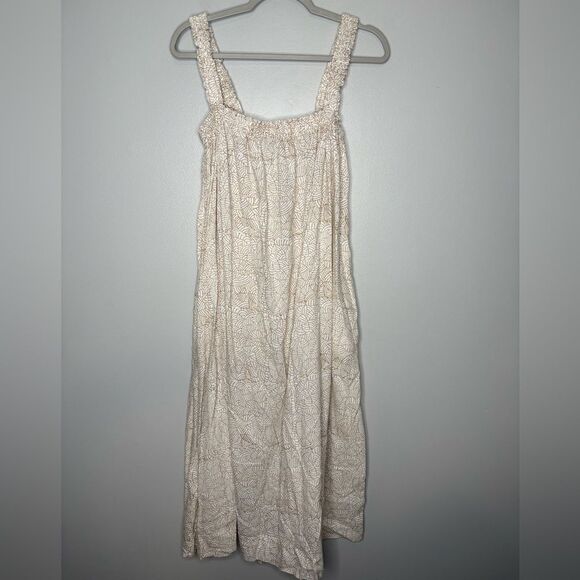 MIRTH Ruched Strap Printed Dress - Picture 5 of 6